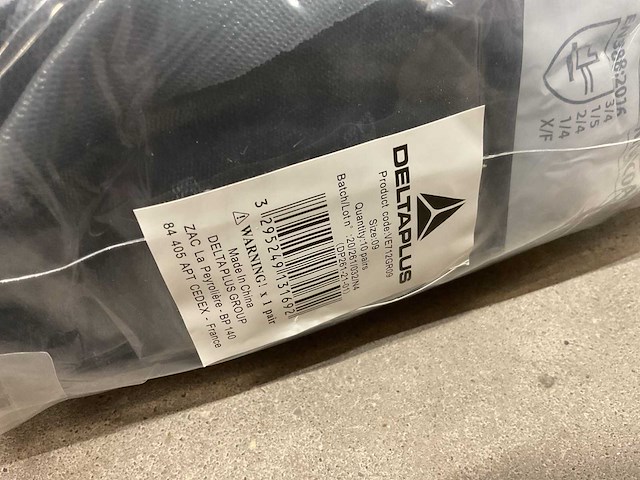 Deltaplus vv712gr paar werkhandschoenen (maat 9) (48x) - afbeelding 3 van  3