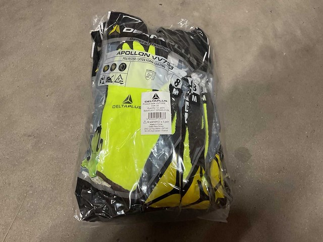 Deltaplus vv733 paar werkhandschoenen (maat 8) (84x) - afbeelding 2 van  2