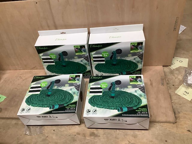 Deluxe garden waterhose tuinslangen & toebehore (4x) - afbeelding 1 van  3