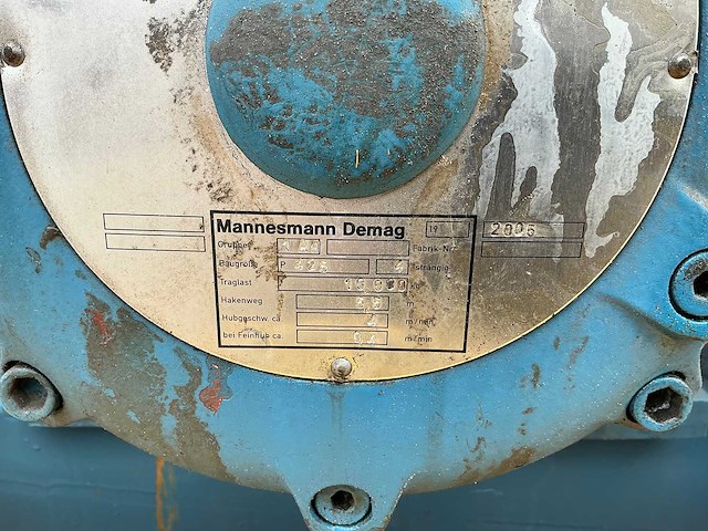 Demag - 10.000kg - overhead cranes - 2005 - afbeelding 2 van  10