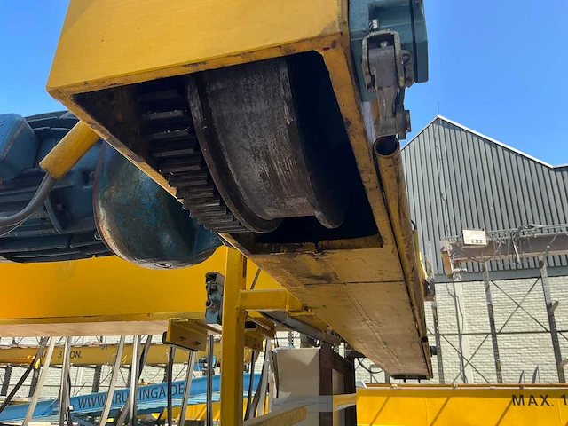 Demag - 1990 - 16000 mm-6000kg - bovenloophalkraan - afbeelding 4 van  17