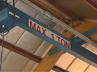 Demag 1 tons bovenloophalkraan met 45 meter rails - afbeelding 3 van  13