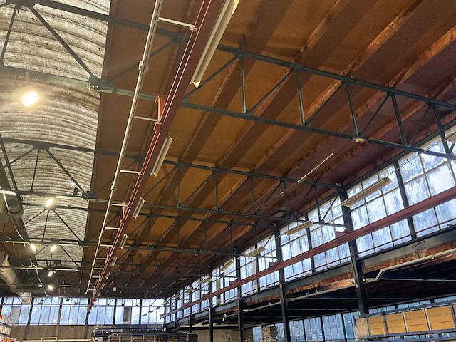 Demag 16954201 enkelligger bovenloopkraan 1 ton v.v. loopcat met elektro kettingtakel + 55 meter m1 kraanbaan - afbeelding 5 van  12