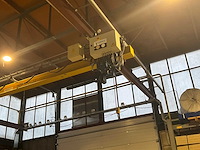 Demag 16954201 enkelligger bovenloopkraan 1 ton v.v. loopcat met elektro kettingtakel + 55 meter m1 kraanbaan - afbeelding 6 van  12