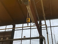 Demag 16954201 enkelligger bovenloopkraan 1 ton v.v. loopcat met elektro kettingtakel + 55 meter m1 kraanbaan - afbeelding 9 van  12