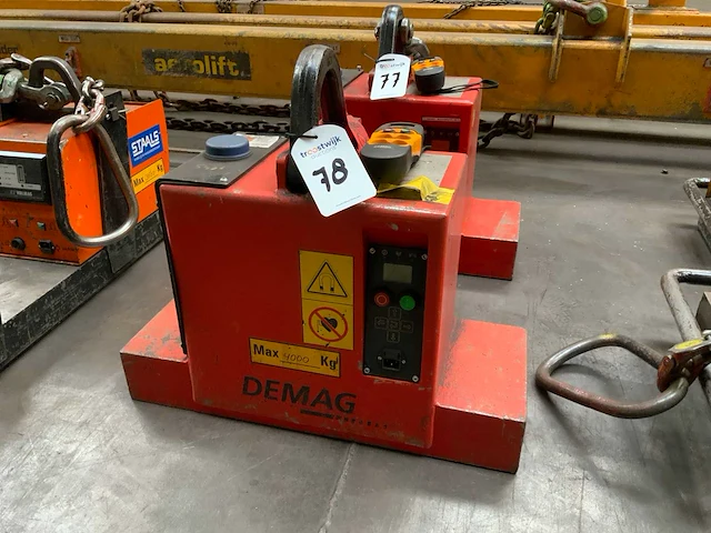Demag 4 dbm batterij hefmagneet - afbeelding 1 van  5