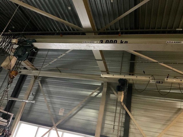 Demag bovenloophalkraan met 3 kettingtakels - afbeelding 3 van  22