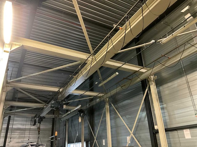 Demag bovenloophalkraan met 3 kettingtakels - afbeelding 5 van  22