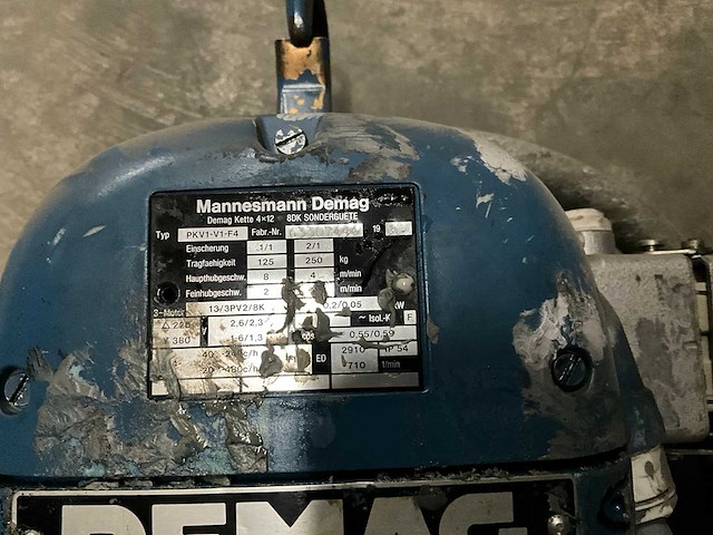Demag pkv1-v1-f4 kettingtakel - afbeelding 2 van  4
