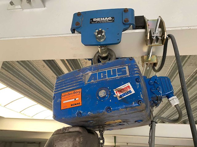 Demag/abus loopkat + lier - afbeelding 2 van  7