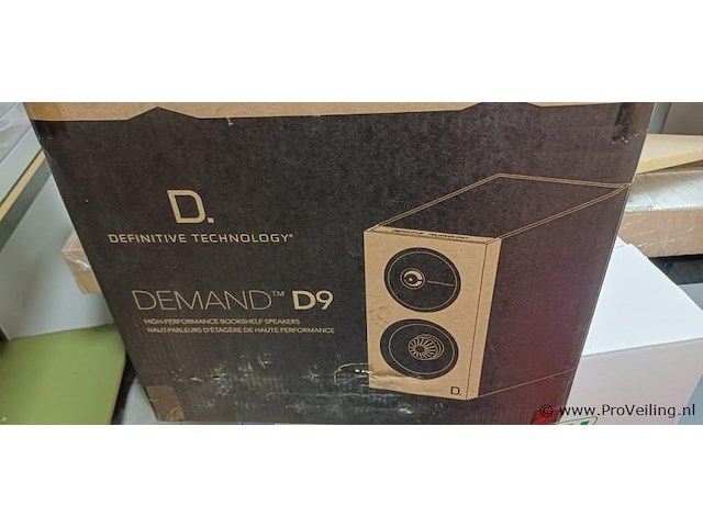 Demand d9 boekenplank speakers - set van 2 stuks - afbeelding 1 van  2