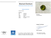 Demantoid 0.53 carat natuurlijke demantoid - afbeelding 3 van  5