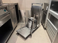 Demeyere - rvs transportkar met 20x wokpan - afbeelding 1 van  4