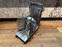 Demeyere - rvs transportkar met 30 rvs wokpannen - afbeelding 1 van  5