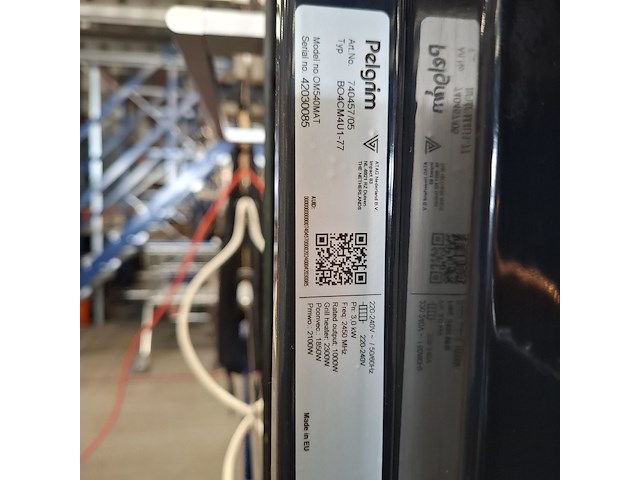 Demo inbouw combimagnetron oven , pelgrim , bo4cm4u1-77 - afbeelding 8 van  8