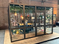 Demontabele kantoor- vergaderunit 400x400x260cm v.v. toshiba rasb13 airco-unit, muuto verlichting - afbeelding 3 van  10