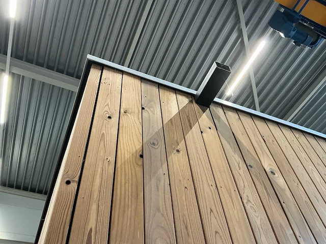 Demontabele kantoorunit tuinkantoor hout designlook - afbeelding 50 van  61