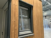 Demontabele kantoorunit tuinkantoor hout designlook - afbeelding 39 van  61