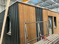 Demontabele kantoorunit tuinkantoor hout designlook - afbeelding 2 van  47
