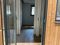 Demontabele kantoorunit tuinkantoor hout designlook - afbeelding 5 van  47