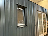 Demontabele kantoorunit tuinkantoor hout designlook - afbeelding 45 van  47
