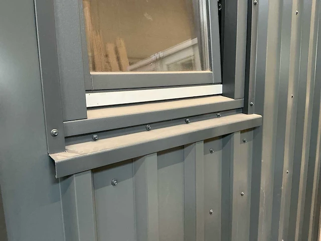 Demontabele kantoorunit tuinkantoor hout designlook - afbeelding 46 van  47