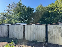 Demontabele opslagunit 18,5m2 v.v. dubbele deuren + slot - afbeelding 1 van  5
