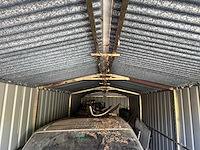 Demontabele opslagunit 18,5m2 v.v. dubbele deuren + slot - afbeelding 4 van  5