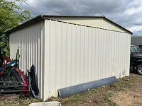 Demontabele opslagunit 65m2 v.v. 2 dubbele deuren en stroomvoorzieningen - afbeelding 2 van  6