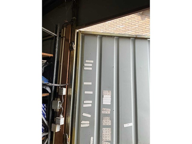 Demontabele opslagunit 65m2 v.v. 2 dubbele deuren en stroomvoorzieningen - afbeelding 6 van  6