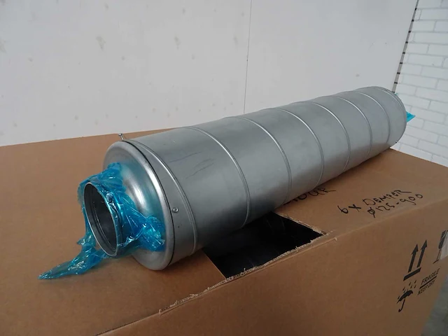 Demper ø125x900mm (6x) - afbeelding 1 van  3