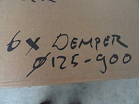 Demper ø125x900mm (6x) - afbeelding 3 van  3