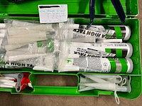 Den braven kitspuit, 6 ultra high tack, 25 spuitkoppen in koffer - afbeelding 3 van  5