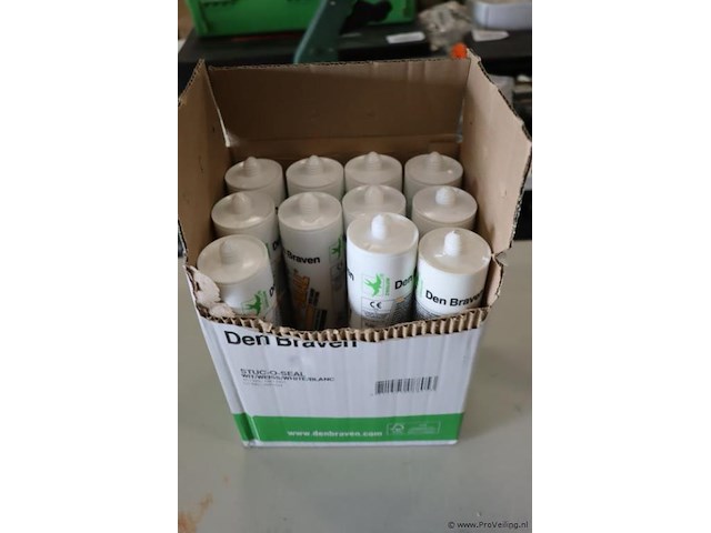 Den braven zwaluw structuurkit voor stuc- en pleisterwerk stuc-o-seal 10114401 - 11 stuks á 310ml - afbeelding 1 van  3