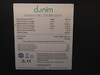 Denim u zonnepaneel m2 370 bb 120 h - 10 stuks - afbeelding 2 van  2