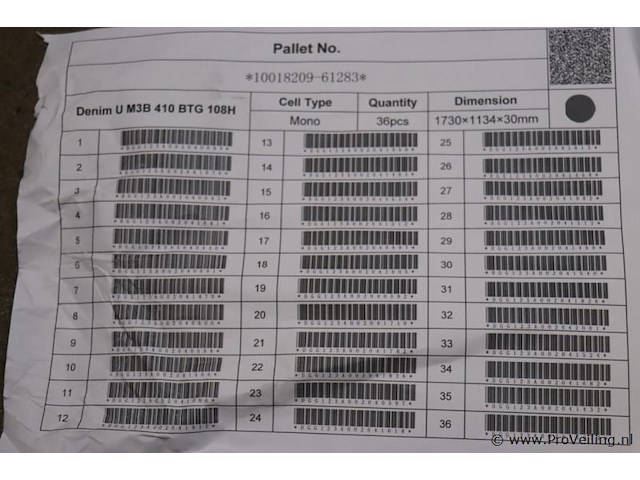 Denim u zonnepaneel m3b 410 btg 108h - 1 pallet á 36 stuks - afbeelding 3 van  5