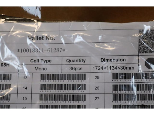 Denim zonnepaneel u m3 410 bb 108h - 1 pallet á 36 stuks - afbeelding 5 van  5