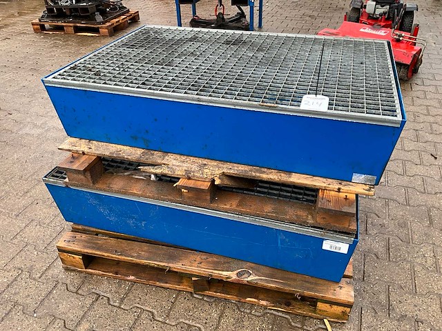 Denios basis e-wanne 200 ltr lekbak (2x) - afbeelding 7 van  7