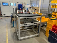 Denios rvs / aluminium afvulsysteem inclusief 3 kantelbare afvulunits - afbeelding 2 van  9