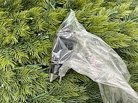 Dennetak rond kunstof kerst bol met ledverlichting (2x) - afbeelding 5 van  5