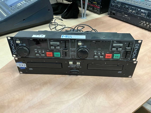 Denon dn2000fiii dubbele cd speler - afbeelding 1 van  5