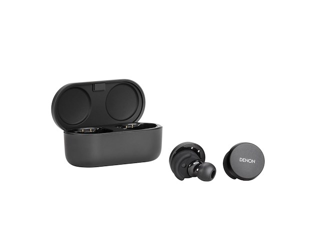 Denon perl earbuds draadloze oordopjes zwart - afbeelding 1 van  4