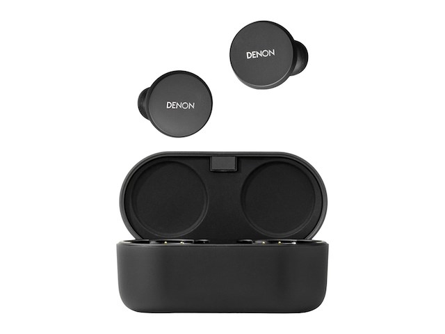 Denon perl earbuds draadloze oordopjes zwart - afbeelding 2 van  4