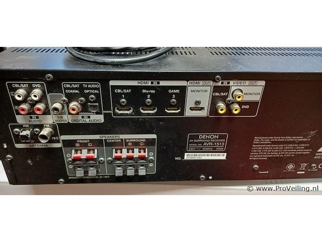 Denon surround avr-1513 receiver - afbeelding 2 van  2