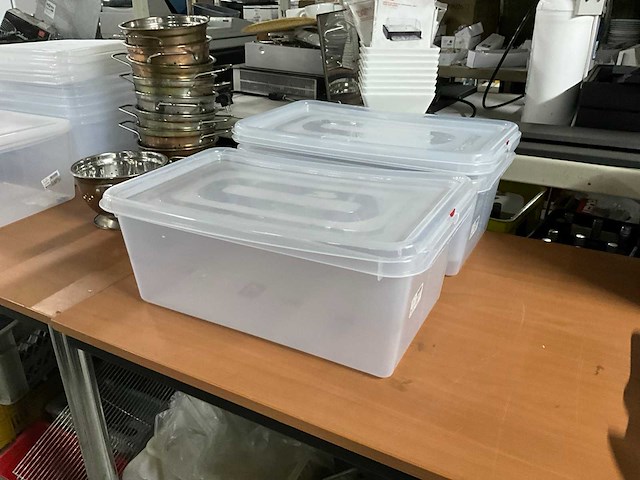 Denox 1/1 gn bakken met deksel (3x) - afbeelding 1 van  6