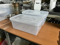 Denox 1/1 gn bakken met deksel (3x) - afbeelding 1 van  6