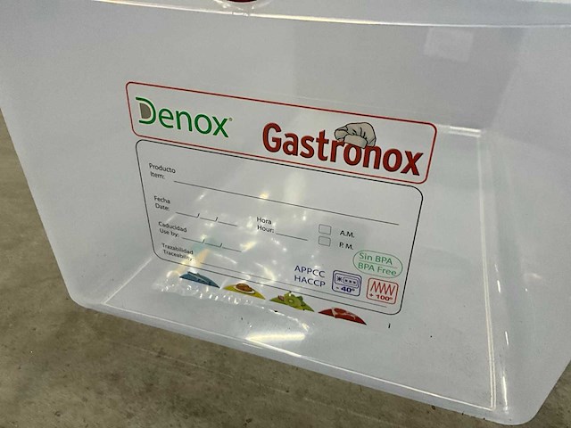 Denox 1/1 gn bakken met deksel (3x) - afbeelding 5 van  6