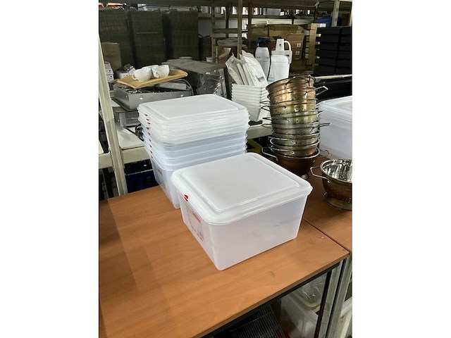 Denox 1/2 gn bakken met deksel (6x) - afbeelding 2 van  6