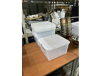 Denox 1/2 gn bakken met deksel (6x) - afbeelding 2 van  6