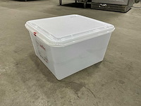 Denox 1/2 gn bakken met deksel (6x) - afbeelding 3 van  6